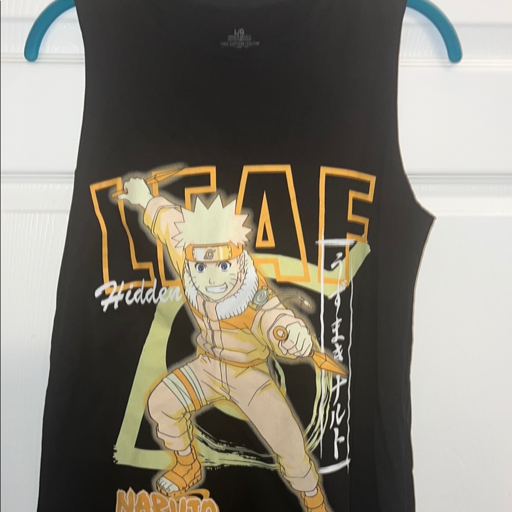 Naruto Black Tank Top